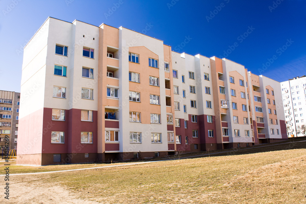 Many-storeyed apartment house Many-storeyed apartment house