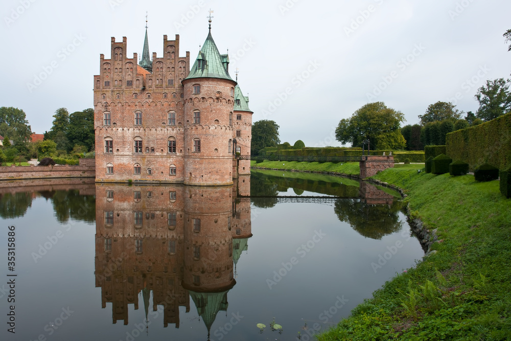 Egeskov castle Funen Denmark