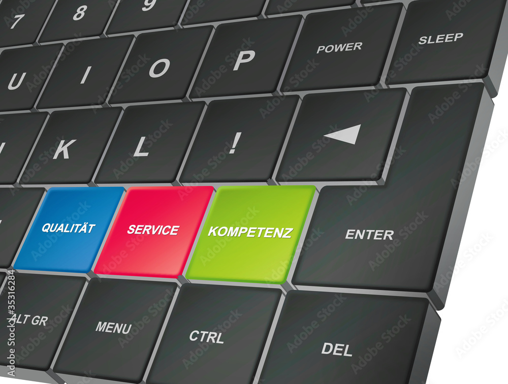 Fototapeta premium Tastatur mit Sondertasten