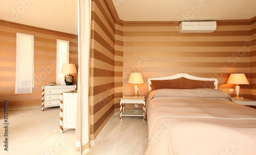 interior luxury apartment  comfortable bedroom