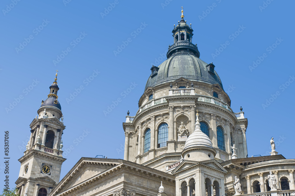 Saint Stephen Basilica at Budapest, Hungary