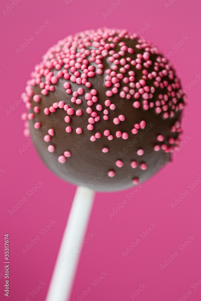 Chocolate cake pop Chocolate cake pop