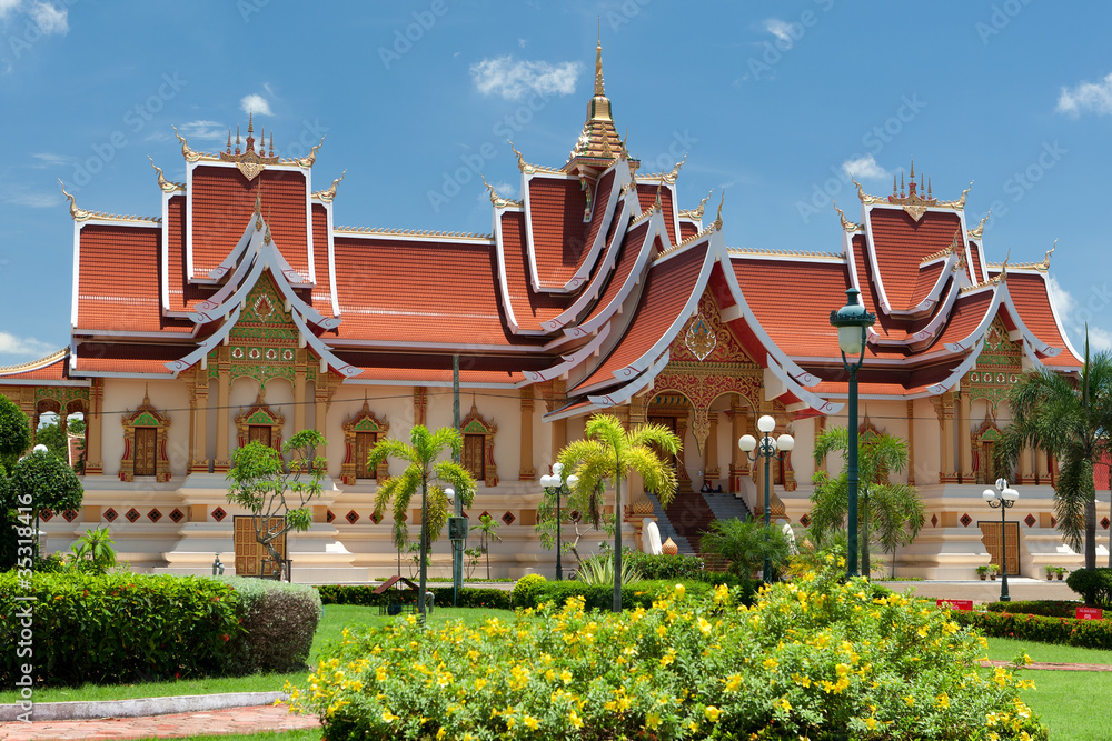 buddhistische Architektur Vientiane buddhistische Architektur Vientiane