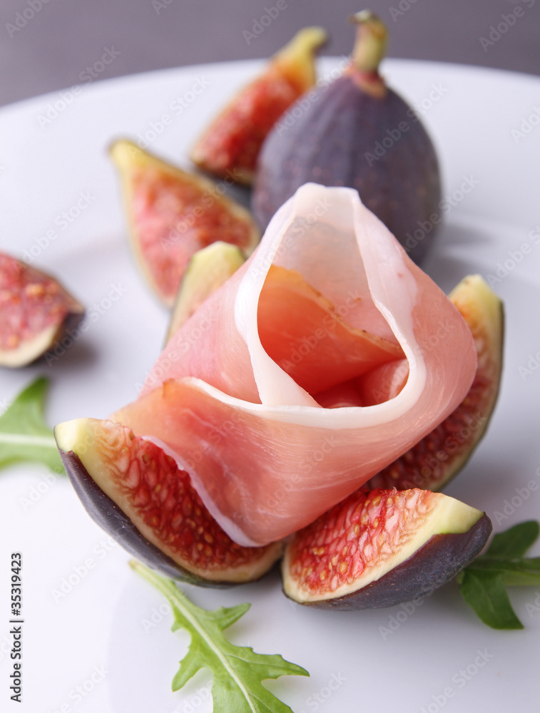 figue et jambon cru