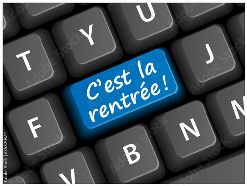 Touche C'EST LA RENTREE! (rentrée des classes scolaire vacances)