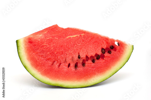 slice of freshly cut watermelon