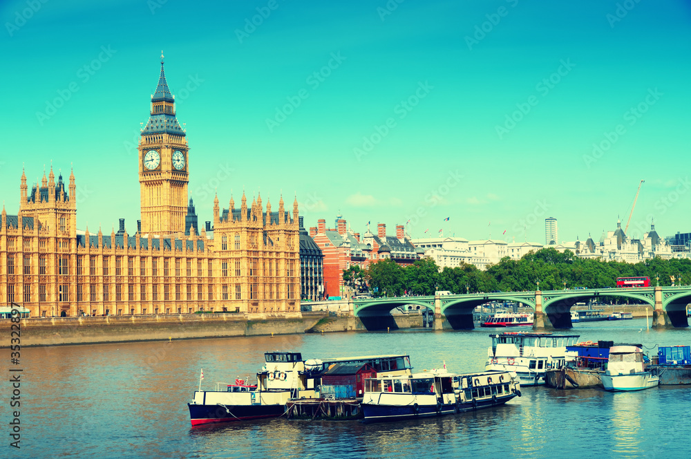 Obraz premium Houses of Parliament, London