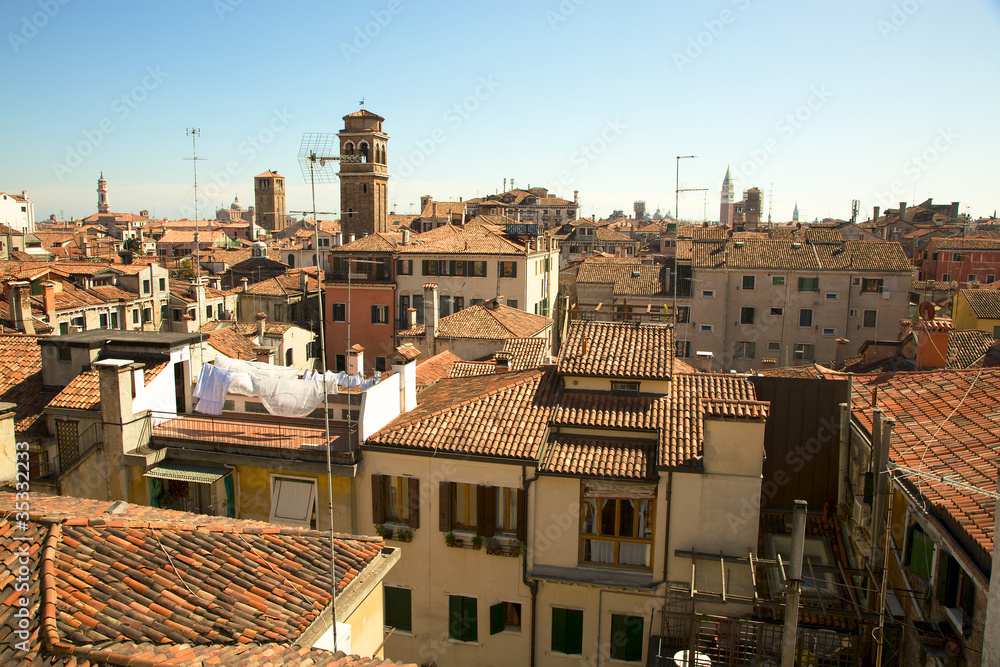 Roofs pf venetian houses