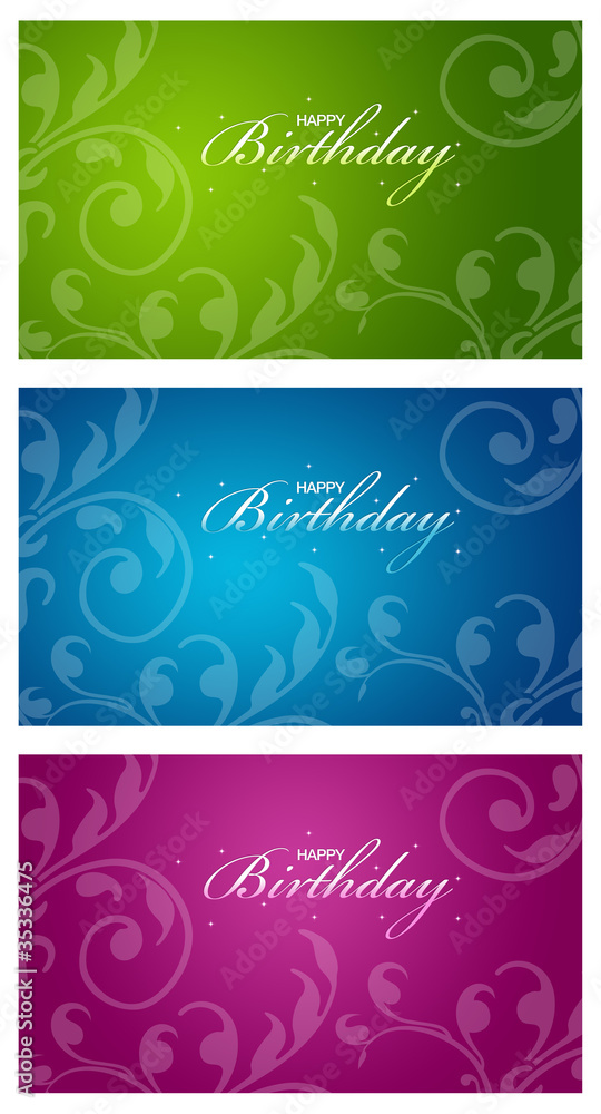 Colorful Birthday Cards Colorful Birthday Cards