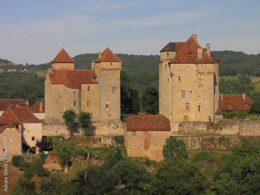 Fortifications de Curemonte ; Limousin ; Quercy ; Périgord