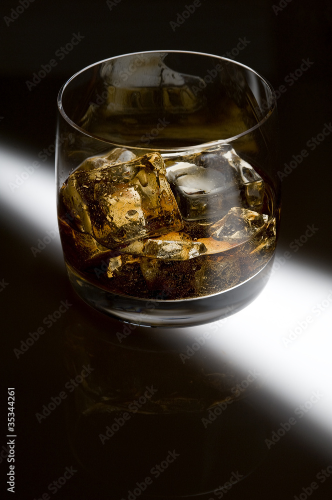 Whisky with ice