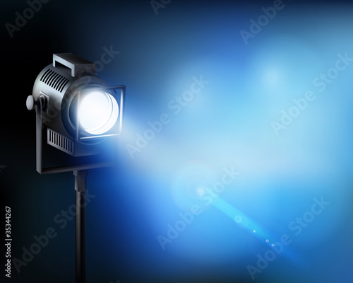 Spotlight. Vector illustration.
