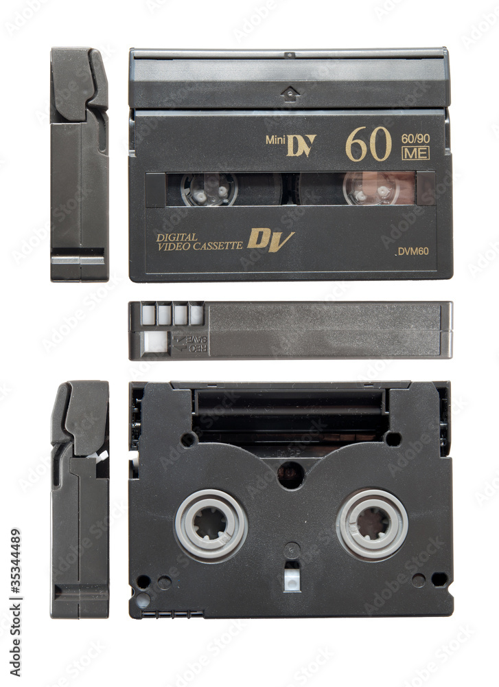 Fototapeta premium Videocassette standard miniDV