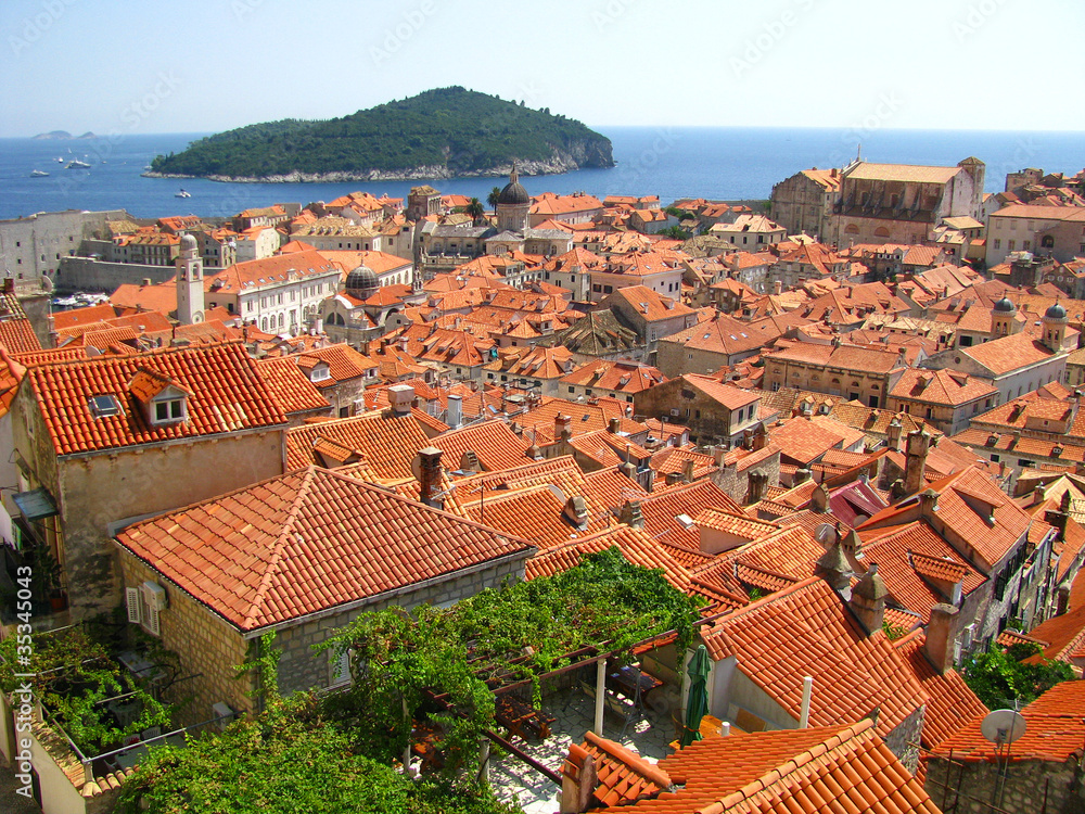 Fototapeta premium Dubrovnik Fortress - in the south of Croatia
