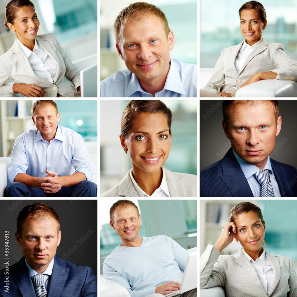 Fototapeta premium White collar workers