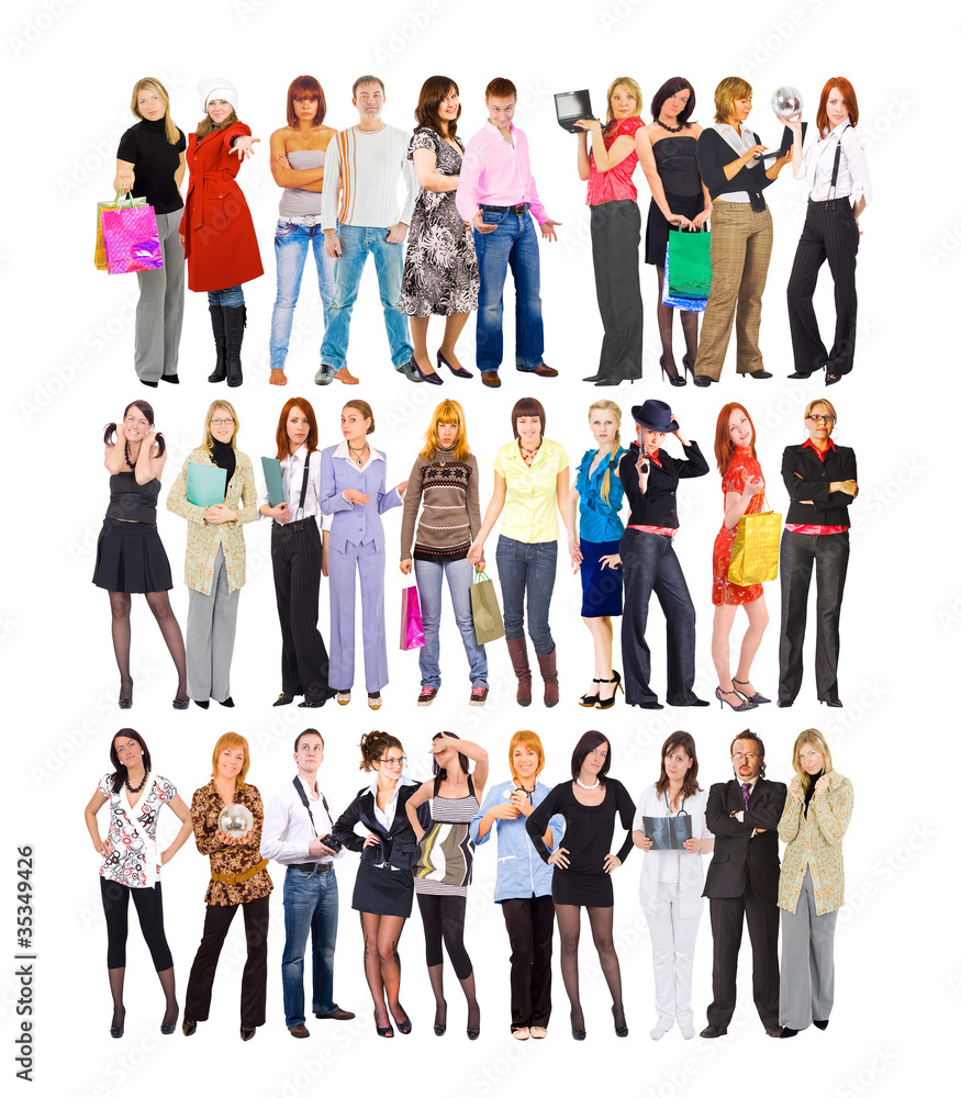 Obraz premium Diversity Crowd Professionals