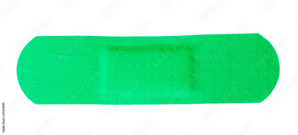 Medical patch isolated on white Medical patch isolated on white