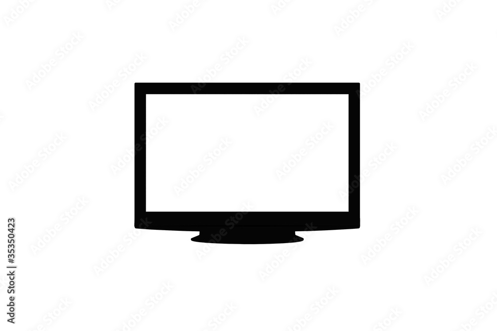Lcd, tv, monitor su fondo bianco Lcd, tv, monitor su fondo bianco