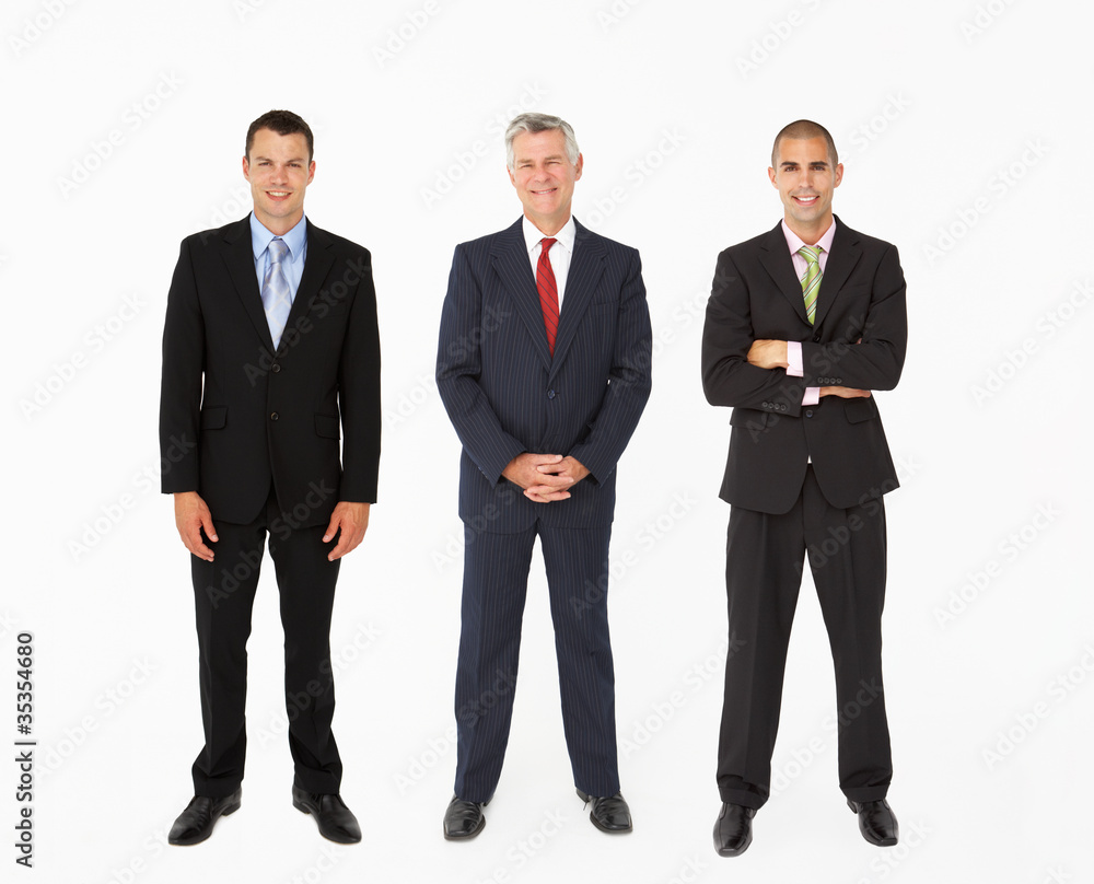 Group Of Businessmen In Studio Group Of Businessmen In Studio