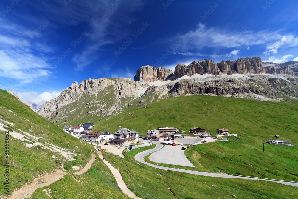 Fotografie Pordoi pass - Passo Pordoi