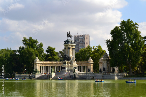 Parque de El Retiro en Madrid