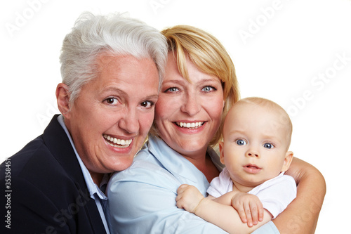 Portrait einer glücklichen Familie