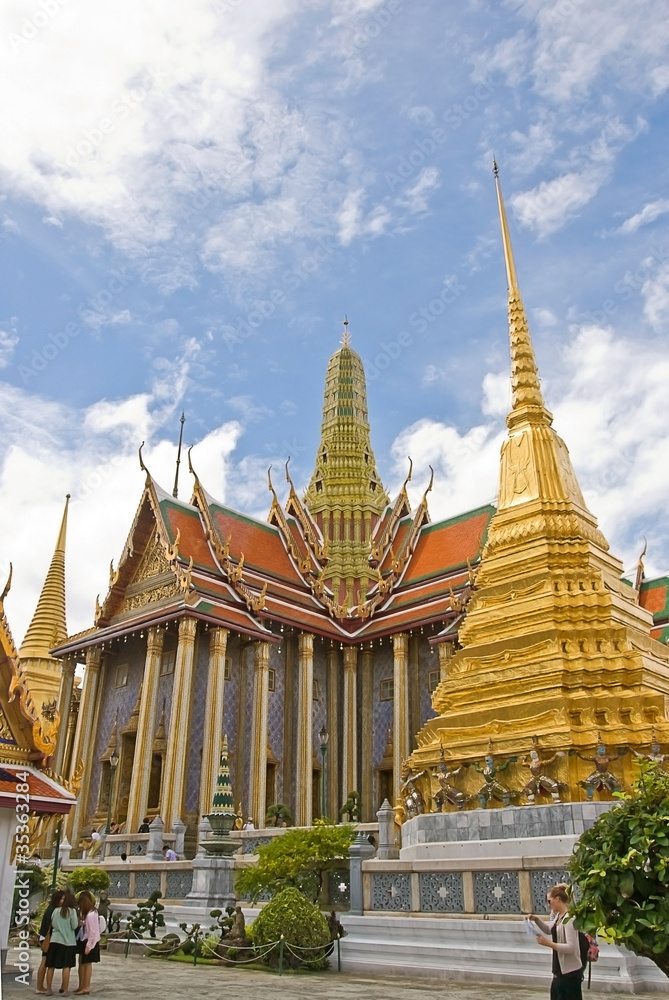 Wat Phra Kaew, Bangkok , Thailand.