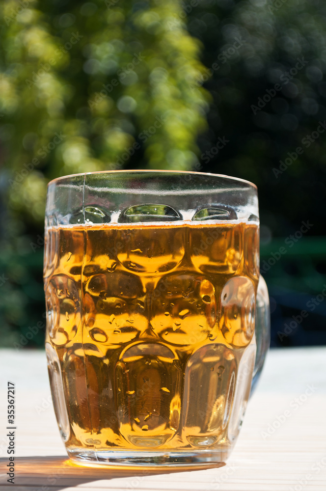 fresh glass of beer fresh glass of beer