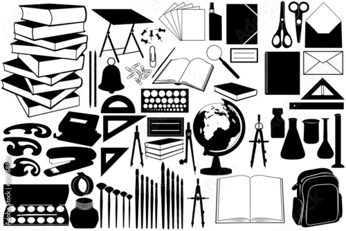 Different objects for school