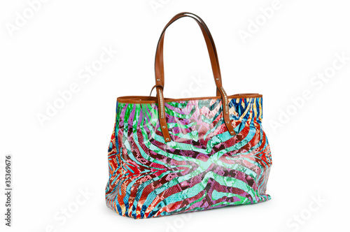 Woman bag isolated on the white background