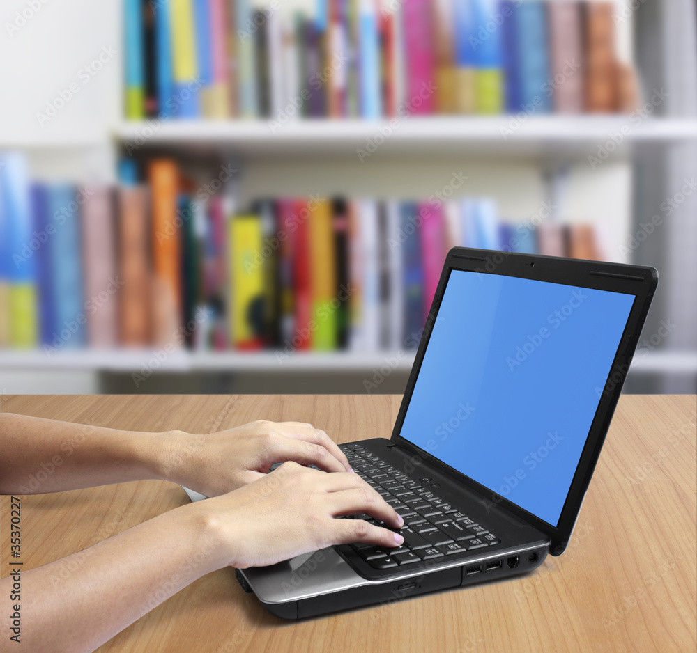 hands on the laptop keyboard hands on the laptop keyboard