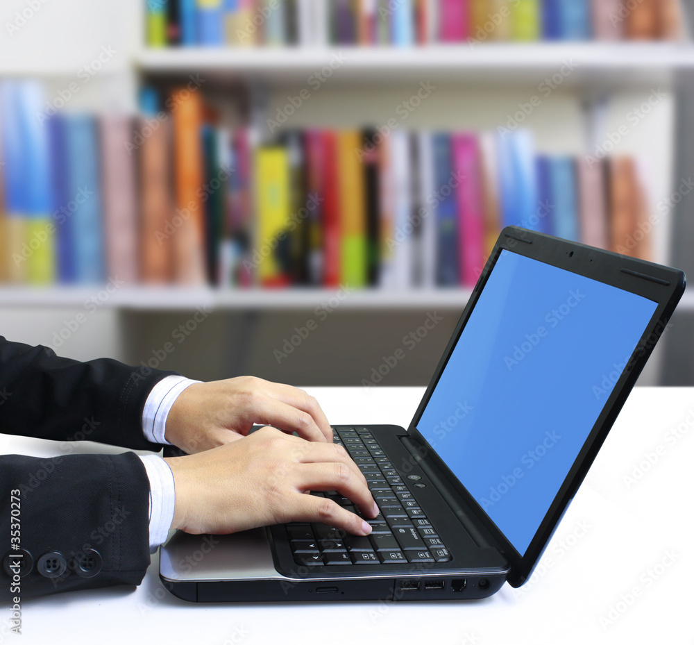 hands on the laptop keyboard hands on the laptop keyboard