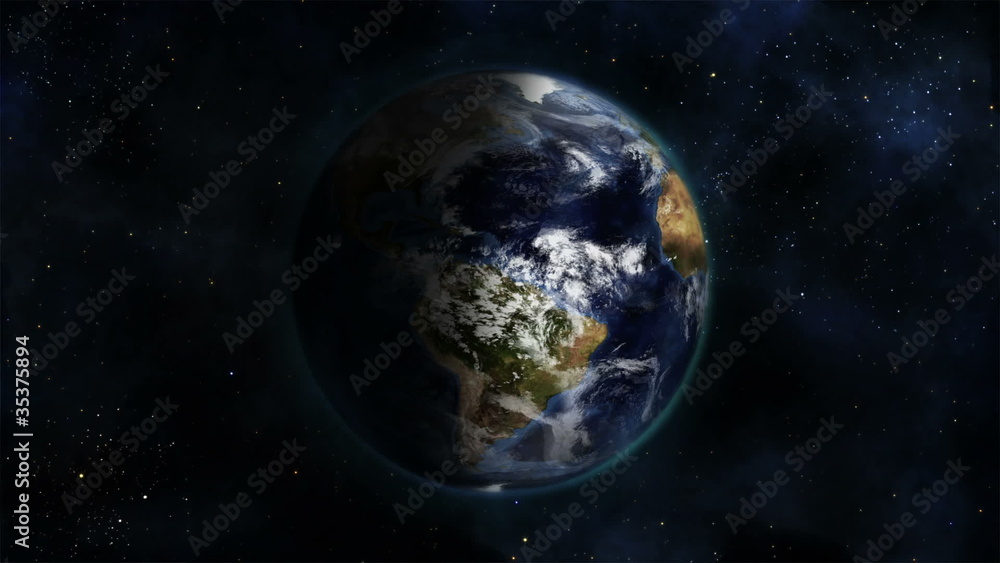 Shaded Earth image of NASA Shaded Earth image of NASA