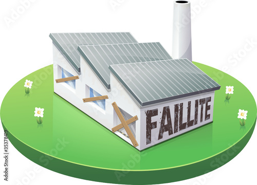 Faillite d'entreprise (détouré)