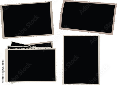 Vintage Photo Frames (vector)