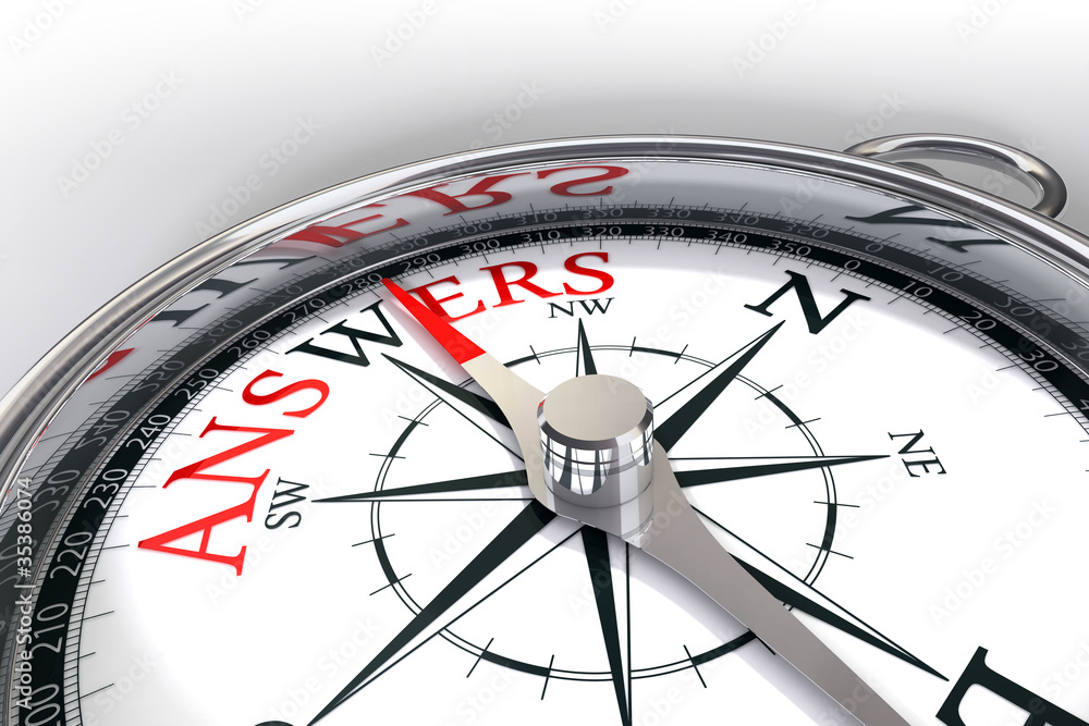 the way towards answers indicated by compass the way towards answers indicated by compass