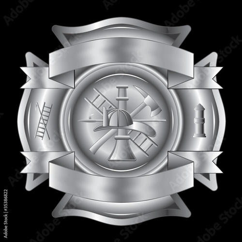 Firefighter Cross Silver