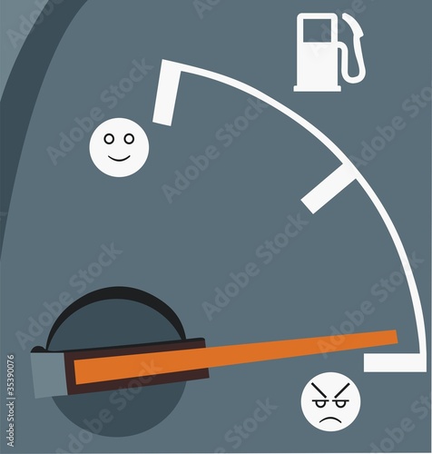 Fuel dash board