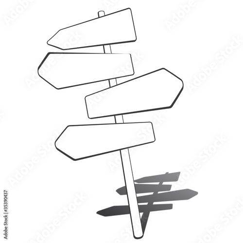 panneaux de direction