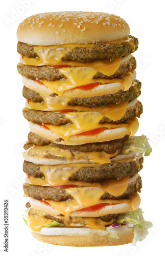Mega cheeseburger