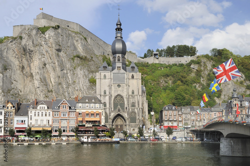 meuse, notre dame and citadelle, dinant