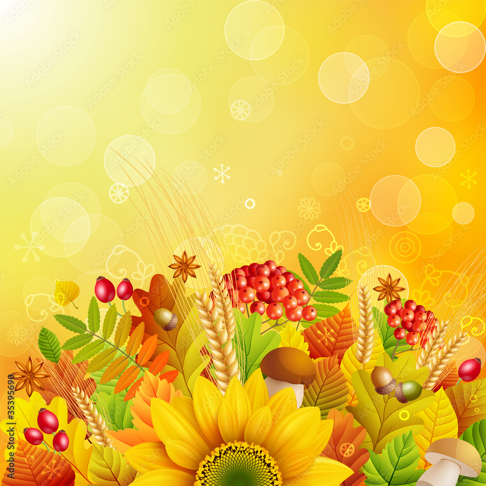 Obraz premium Autumn background