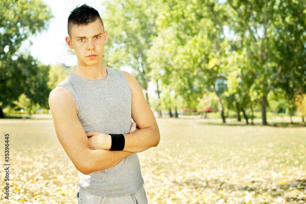 handsome man outdoor