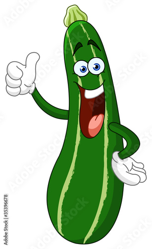 Zucchini cartoon