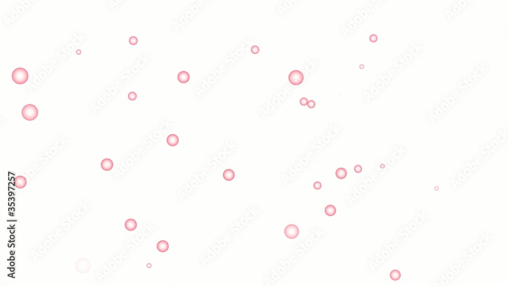 大量の泡の回転 大量の泡の回転