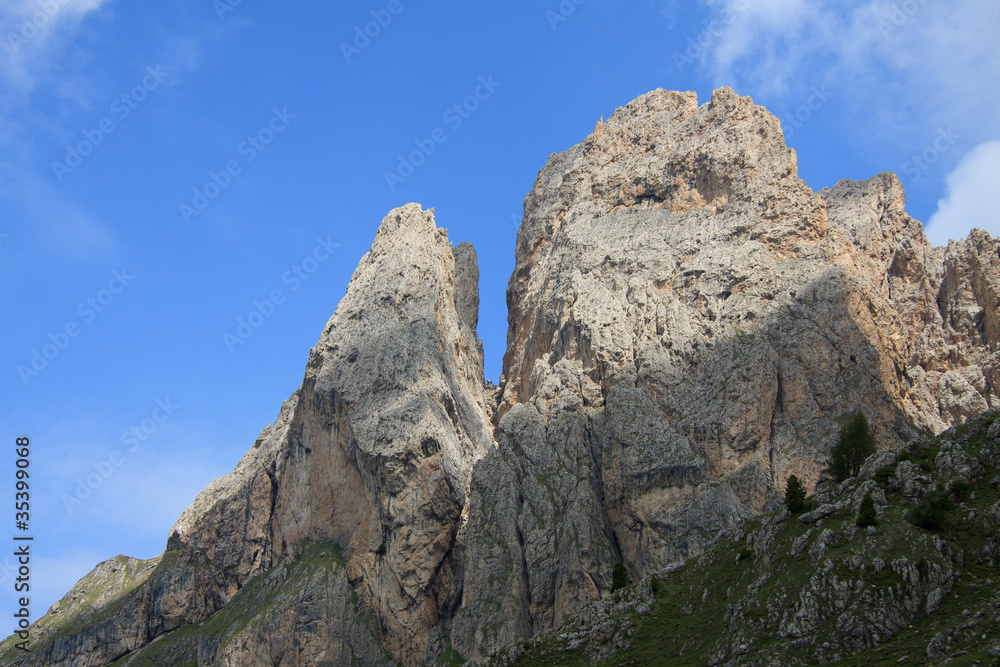 Le Odle dall'alpe di Cisles (Val Gardena)