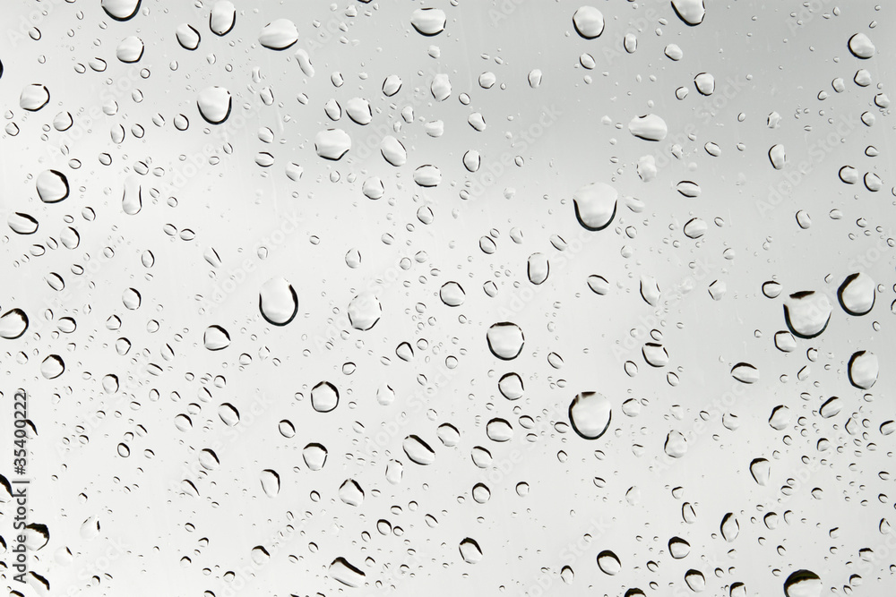 Drops on a window Drops on a window