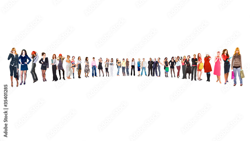 Naklejka premium Partnership Group Friendship