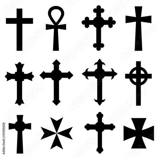Christian crosses