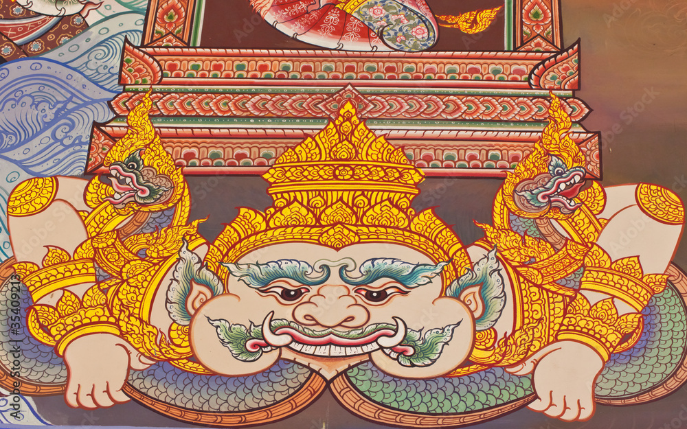 Obraz premium Thai art wall